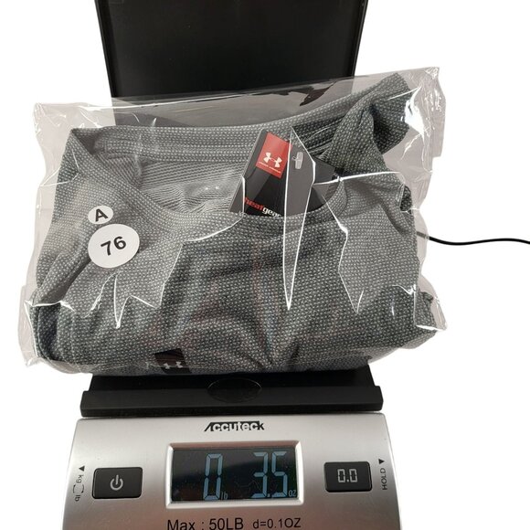 Under Armour HeatGear Mens Short Sleeve Shirt M Gray NWT - Picture 11 of 11